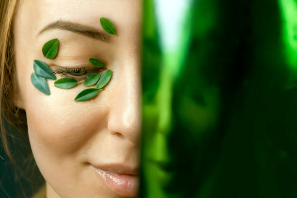Pampering / skin treatment / template for design / natural cosmetics